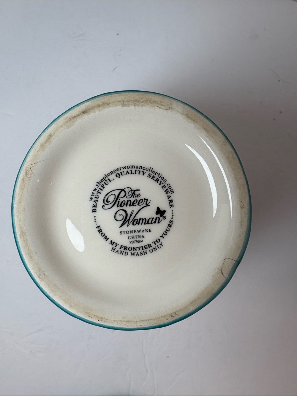 Pioneer Woman Rose Shadow Ceramic Canister - Picture 3 of 7